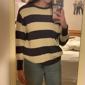 striped brandy melville knit sweater